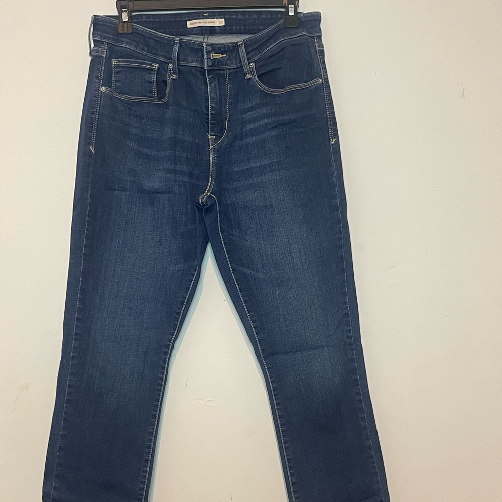 Straight leg jeans